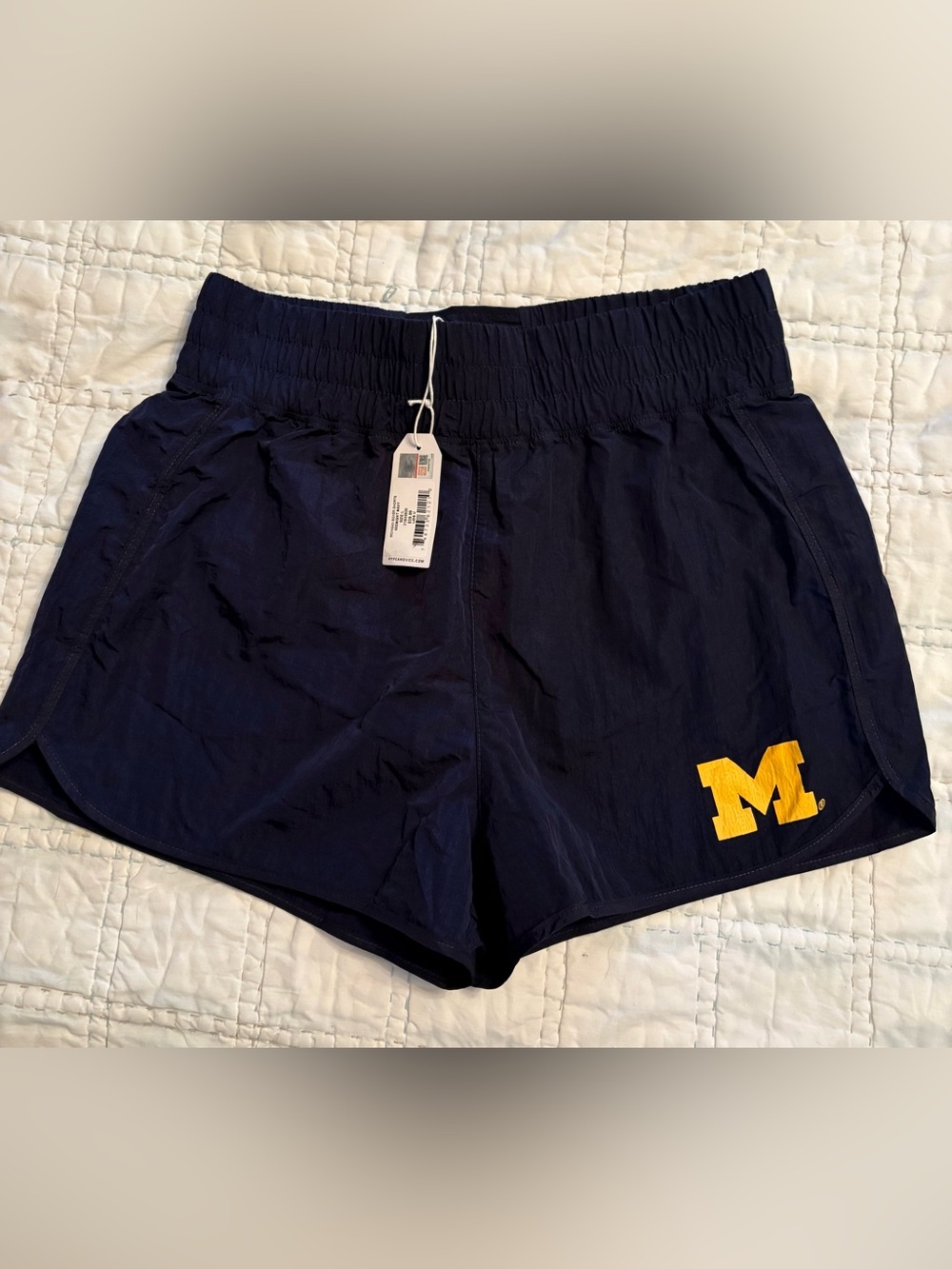 Women's Michigan Athletic Shorts NWT